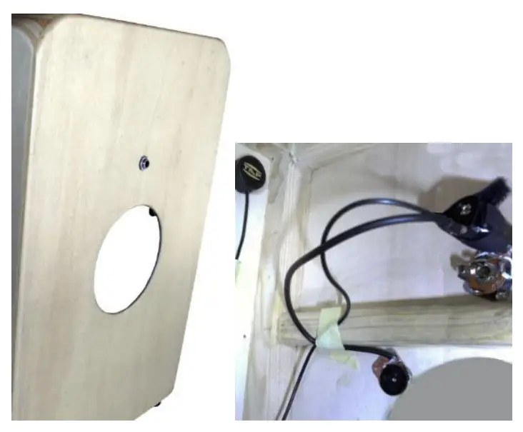 TAP CAJ-AS Cajon Contact Microphone - INSTALLATION
