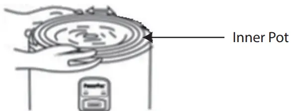 PowerPac PPRC66 Premium Rice Cooker with Steamer - fig 2