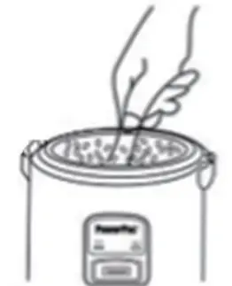 PowerPac PPRC66 Premium Rice Cooker with Steamer - fig 4