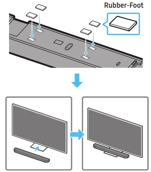 SAMSUNG HW Q930B Soundbar with Wireless Dolby Atmos - INSTALLING THE SOUNDBAR 2