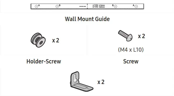 SAMSUNG HW Q930B Soundbar with Wireless Dolby Atmos - INSTALLING THE WALL 1