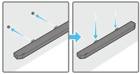 SAMSUNG HW Q930B Soundbar with Wireless Dolby Atmos - INSTALLING THE WALL 8