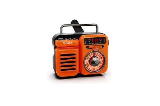 Kago 35246670 Hand Crank Vintage Radio Speaker User Manual