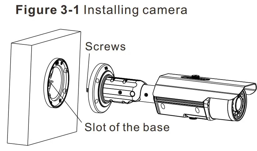 SUNELL SN-IPR8050AKAN-Z Bullet Network Camera - Installing