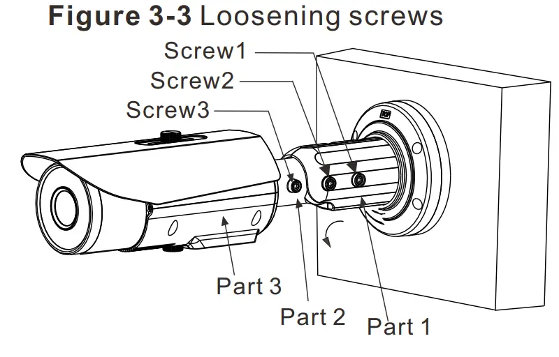 SUNELL SN-IPR8050AKAN-Z Bullet Network Camera - screw holes 1