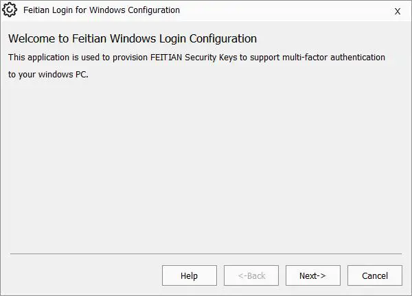 Feitian Windows Logon User Manual