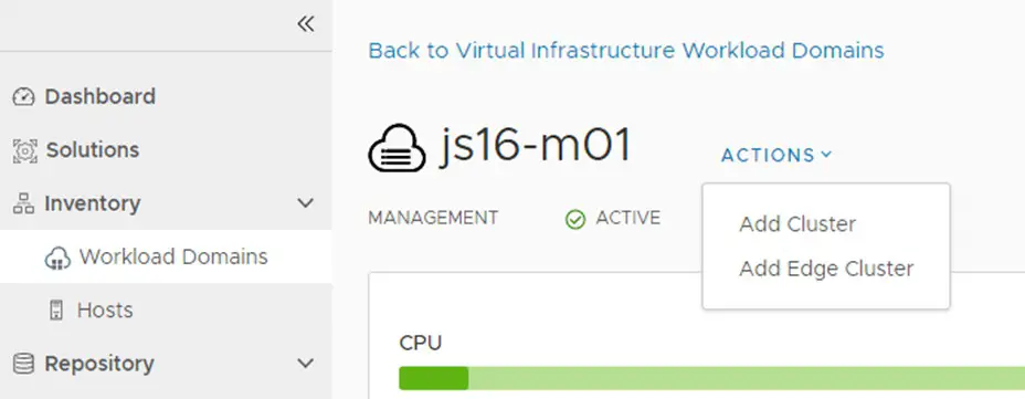 DELL VMware Cloud Foundation 4-node JumpStart -figure 6