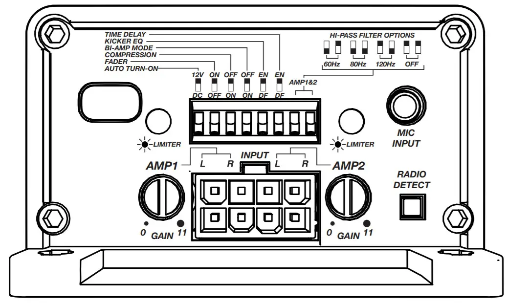 KICKER KEY200 4 4 Channel DSP Amplifier -figure 8