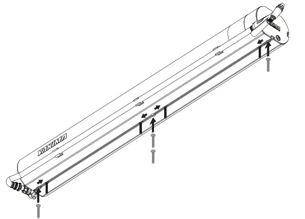 YAKIMA RoadShower 4G- BOTTOM SLOT