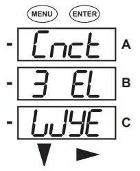 Electro Industries Shark 100S 200S Meter - Connection settingn