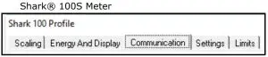Electro Industries Shark 100S 200S Meter - Device Profile screen opens