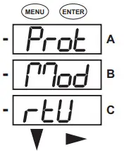 Electro Industries Shark 100S 200S Meter - meter Protocol setting