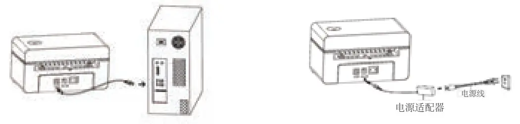 Xiamen Weitrui Electronic Technology VTR TB41 Thermal Label Printer - Connect power