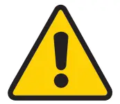 Warning icons