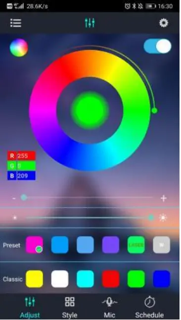 GAOXUN BS SKY001 Aurora Galaxy Projector Lights - app 1