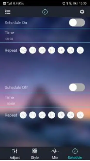 GAOXUN BS SKY001 Aurora Galaxy Projector Lights - app 5