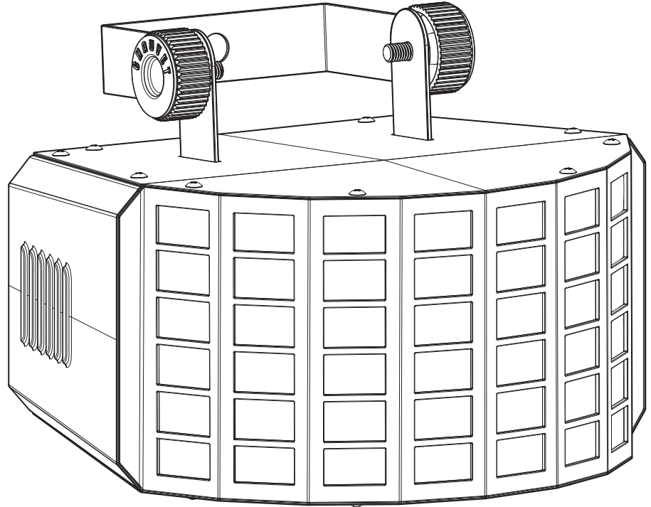 CHAUVET DJ LIG0017415 000 Kinta HP LED Effect Light with Case