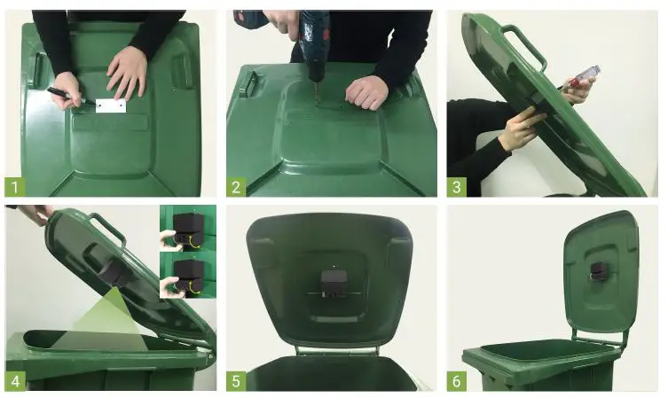 ECUBE CFXCAM CleanFLEX(CAM) Waste Fill Level Sensor fig 3