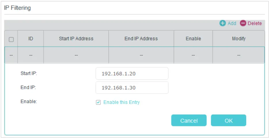 Deny Access By IP Address