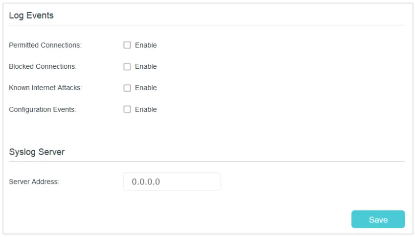 Record Log in a Remote Server