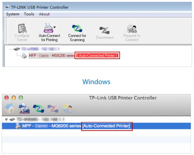 USB Printer controller