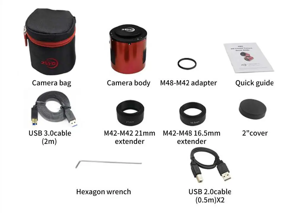 ZWO ASI2600 ASI Astronomy Camera fig1