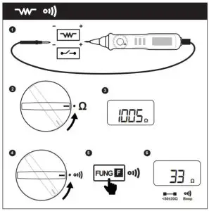 MASTECH MS8211D Pen type Digital Multimeter - figure 5