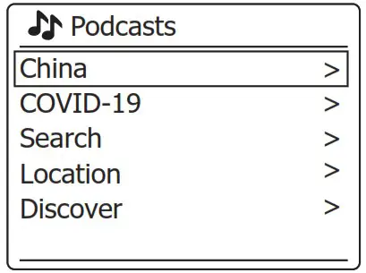 SANGEAN DDR-66BT Internet Desk Radio - Podcasts