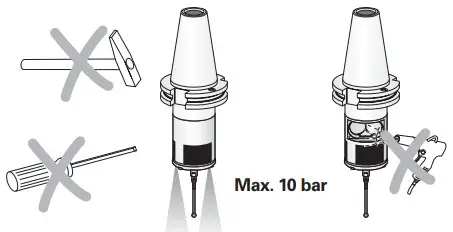 HEIDENHAIN TS 760 Touch Probe - Max. 10 bar