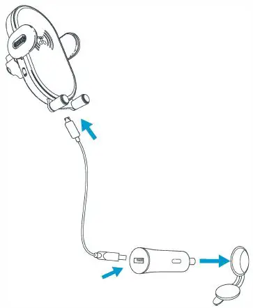 atomi Qi Wireless Car Charger Qualcomm Quick Charge 3.0 User Fig1
