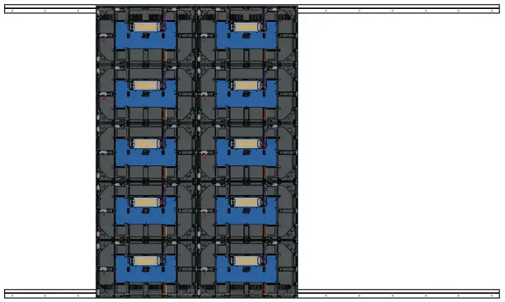 ViewSonic LD135-151 All-in-one Direct View LED Display User Guide - Carefully lift each Middle Cabinet