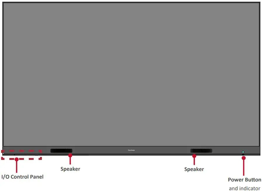 ViewSonic LD135-151 All-in-one Direct View LED Display User Guide - Front Panel