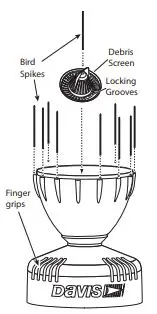Davis Rain Collector Flat Surface Mount - Install the Rain Collector 3