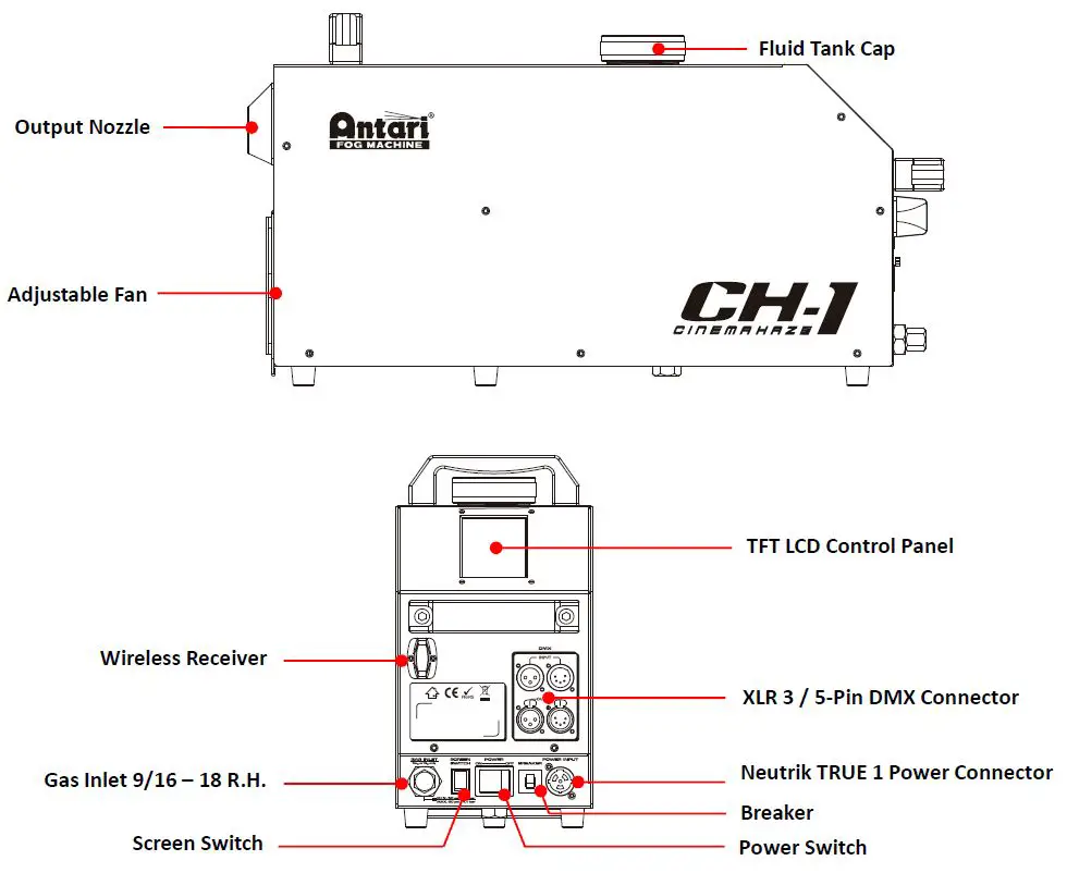 Antari CH-1 Cinema Haze Machine fig 2