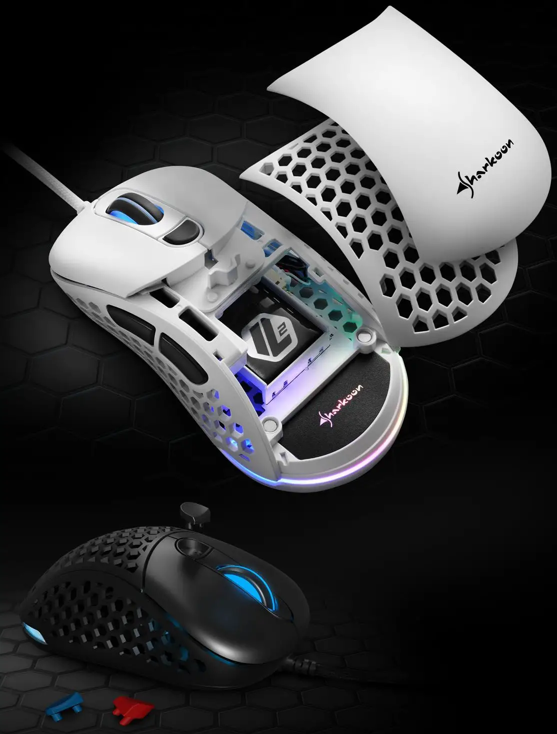 sharkoon Light 200 Ultra Light Weight Gaming Mouse - CUSTOM DESIGN