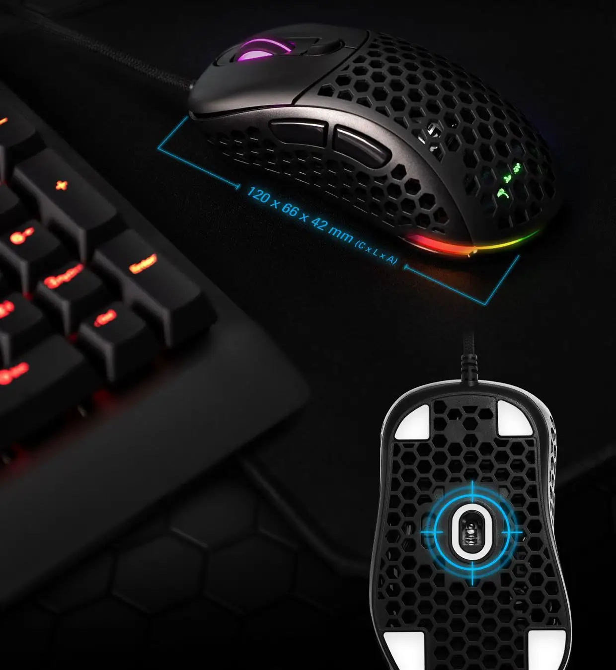sharkoon Light 200 Ultra Light Weight Gaming Mouse - PERFECT HANDLING