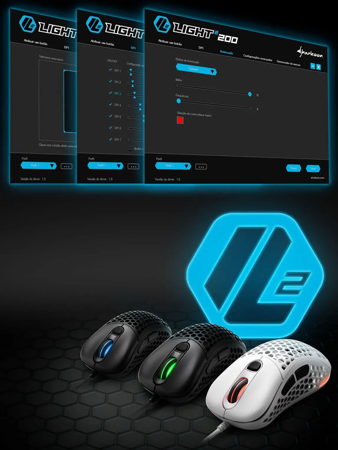 sharkoon Light 200 Ultra Light Weight Gaming Mouse - GAME SOFTWARE FOR DOWNLOAD