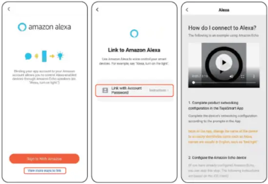 Authorize and connect your device to Amazon Alexa