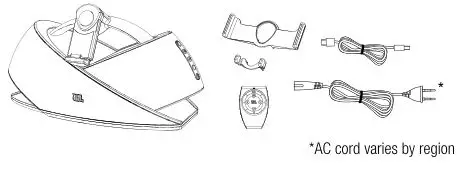 JBL OnBeat Xtreme Included Items