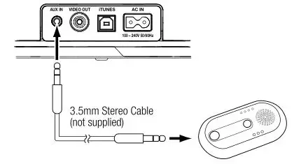 JBL OnBeat Xtreme - Connect an auxiliary device
