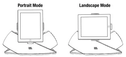 JBL OnBeat Xtreme -rotating the dock