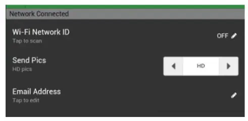 Network Connected Settings