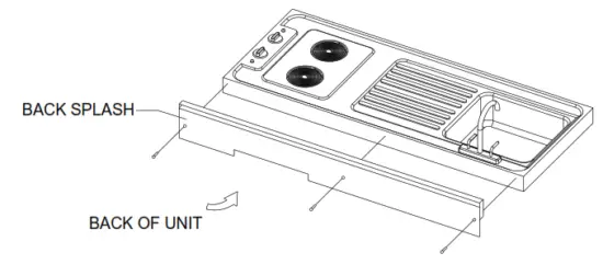 SUMMIT C30EL 30 Inch All In One Kitchen - cabinet