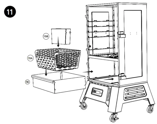 MASTERBUILT MB20061321 Digital Charcoal Smoker - fig 12