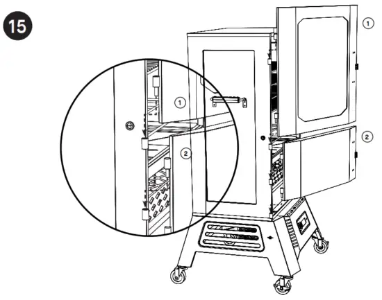 MASTERBUILT MB20061321 Digital Charcoal Smoker - fig 17