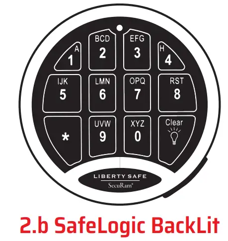 LIBERTY SAFE 7650-GYM-DP 50 Gun Dial Lock Safe - fig 11
