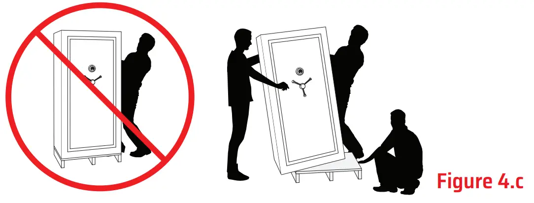 LIBERTY SAFE 7650-GYM-DP 50 Gun Dial Lock Safe - fig 21