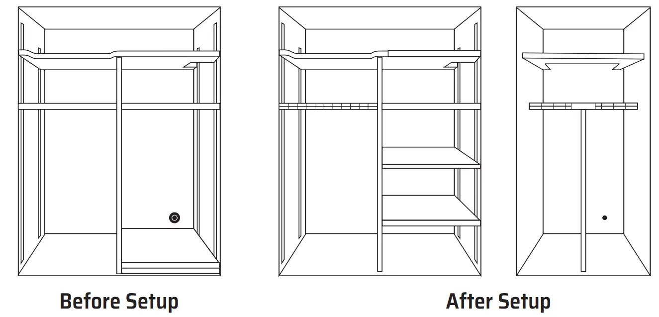 LIBERTY SAFE 7650-GYM-DP 50 Gun Dial Lock Safe - fig 24