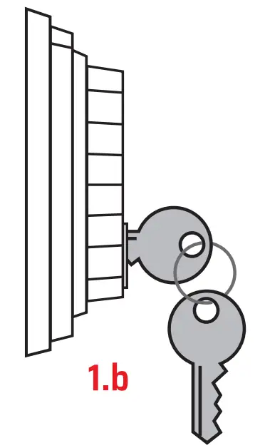 LIBERTY SAFE 7650-GYM-DP 50 Gun Dial Lock Safe - fig 5