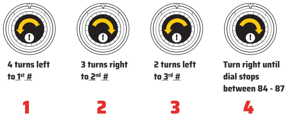 LIBERTY SAFE 7650-GYM-DP 50 Gun Dial Lock Safe - fig 8